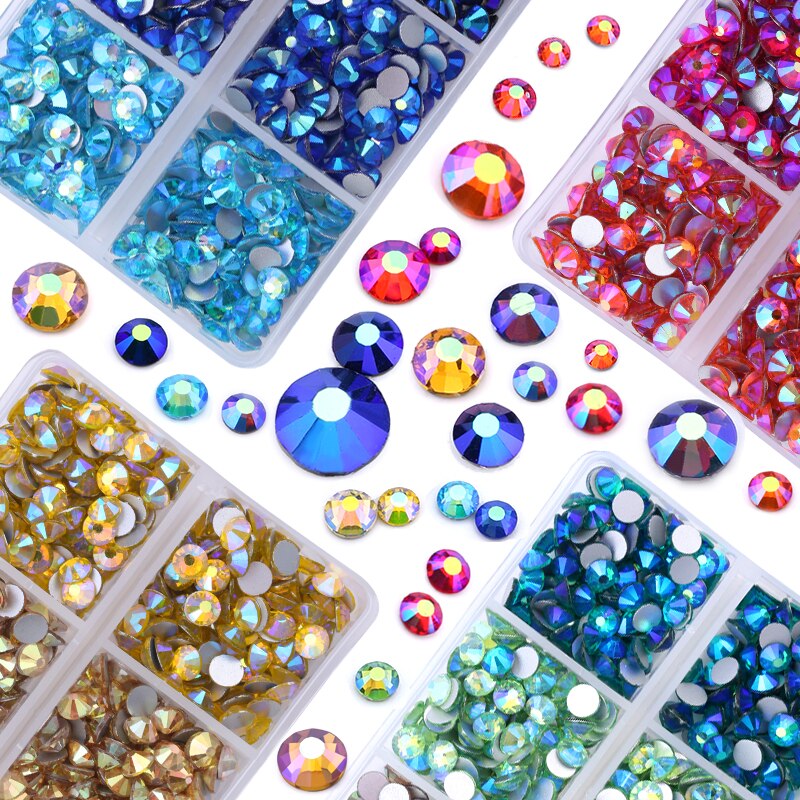 Crystal стразы Non Hotfix Rhinestones Glass Strass Decoration Sewing & Fabric Rhinestones for Nails DIY