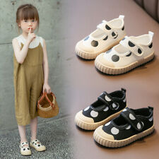 Cute Kids Students School Shoes Toddler Unisex Walking Shoes Fashion Dot Size