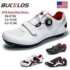Cycling Cleats Shoes Men's MTB Road Bike Sneakers Breathable Look Delta/SPD Lock