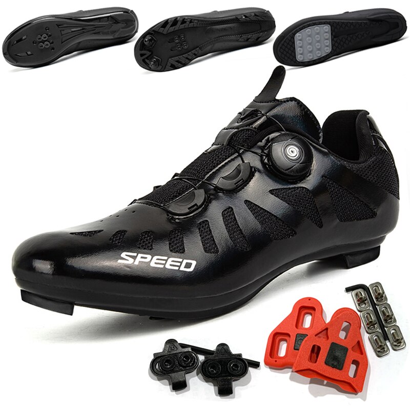 Cycling Shoes for Men Women Professional Athletic Bicycle Shoes MTB Locking Road Bike Shoes SPD Cleats Peloton Shoes Look Delta