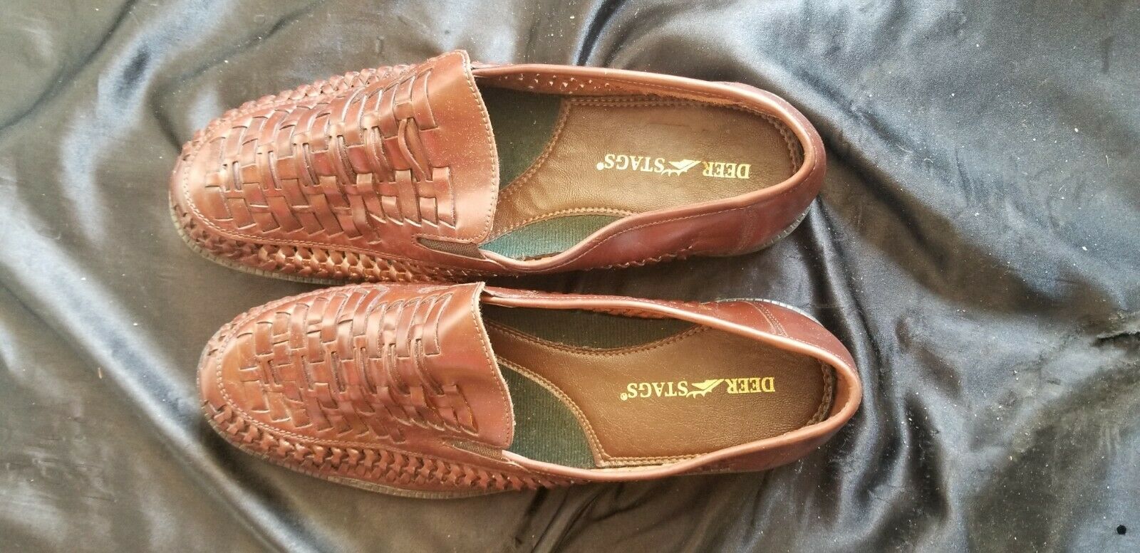 Deer Stag Brown Dress Shoes Size 16 In Great Condition