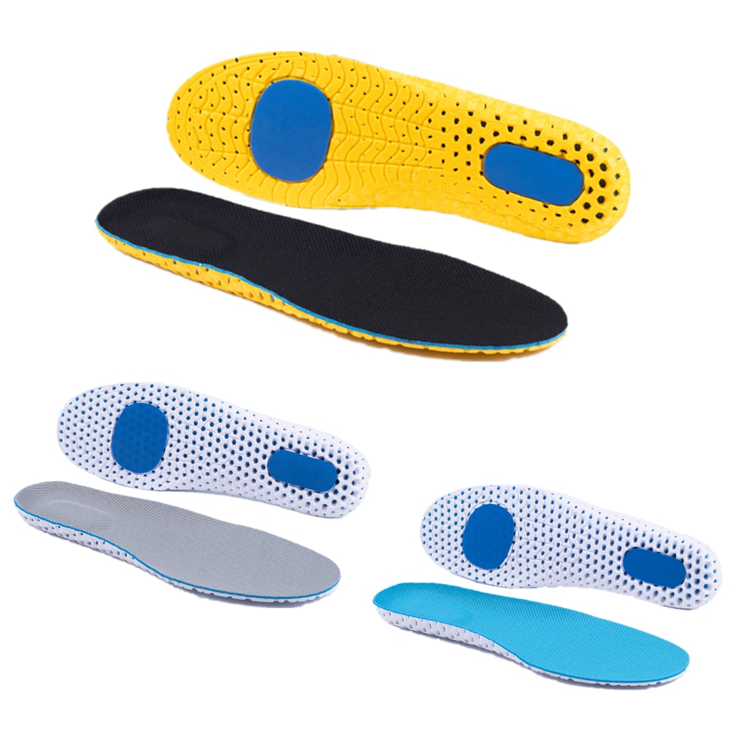 Deodorant Running Insoles For Feet Man Women Orthotic Insoles Memory Foam Sport Insoles For Shoes Sole Mesh Breathable Cushion