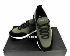 DIESEL Men's S-KBY Rags Running Sneaker Shoes - Olive Night