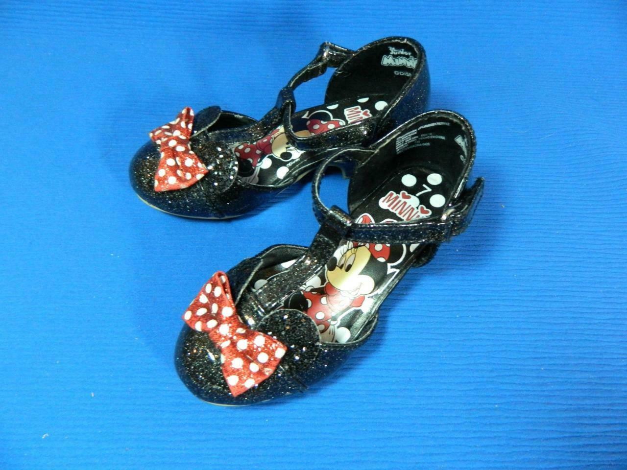 Disney Jr Minnie Mouse Fancy Shoes Toddler 7 Dress Up Halloween Costume ~ MINT