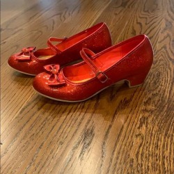 Disney Shoes | Girls Size 3 Disney Dress Shoes | Color: Red | Size: 3bb