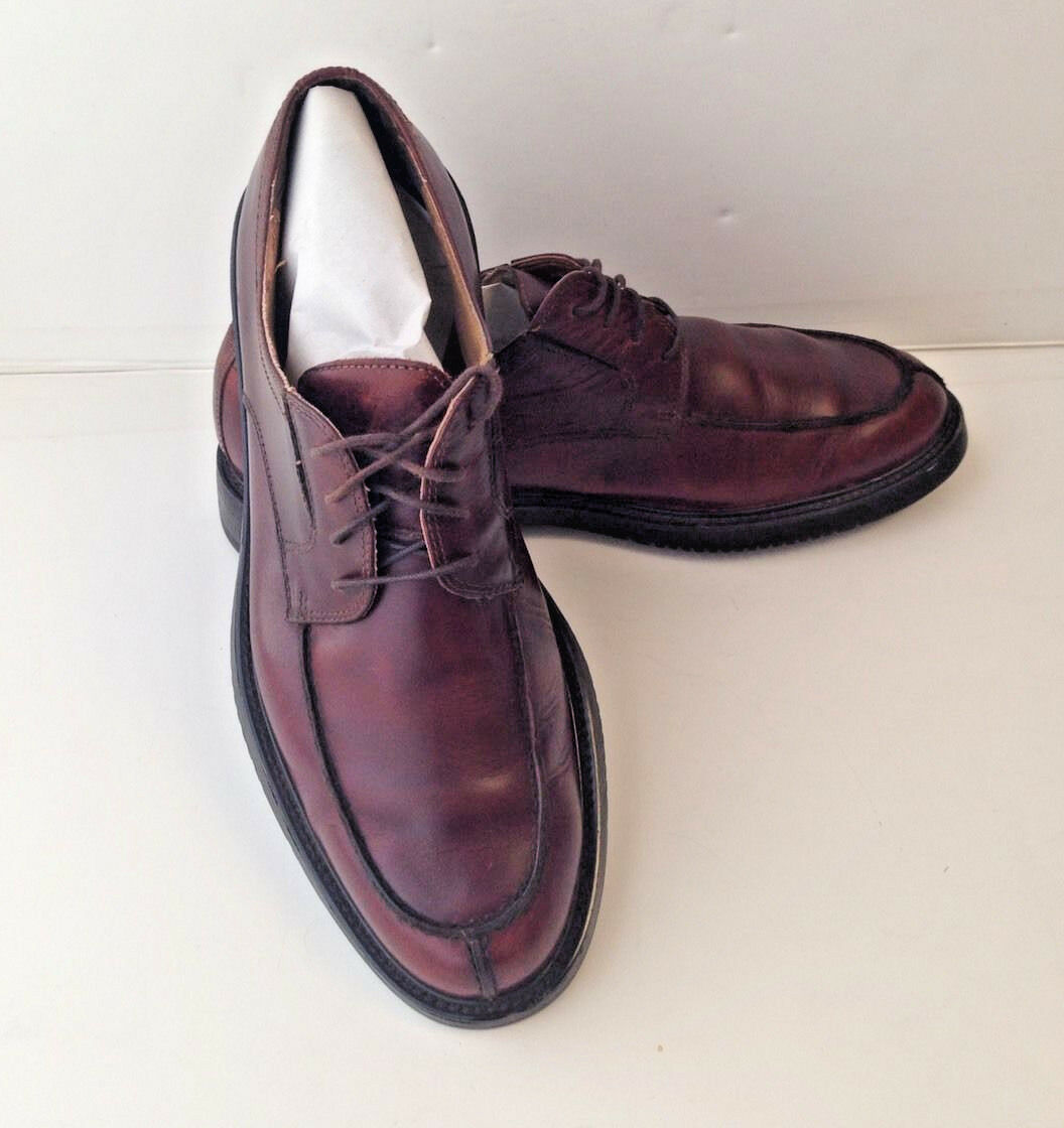 DOCKERS Stain Defender Brown Split-toe Apron Derby Shoes Mens 10.5M