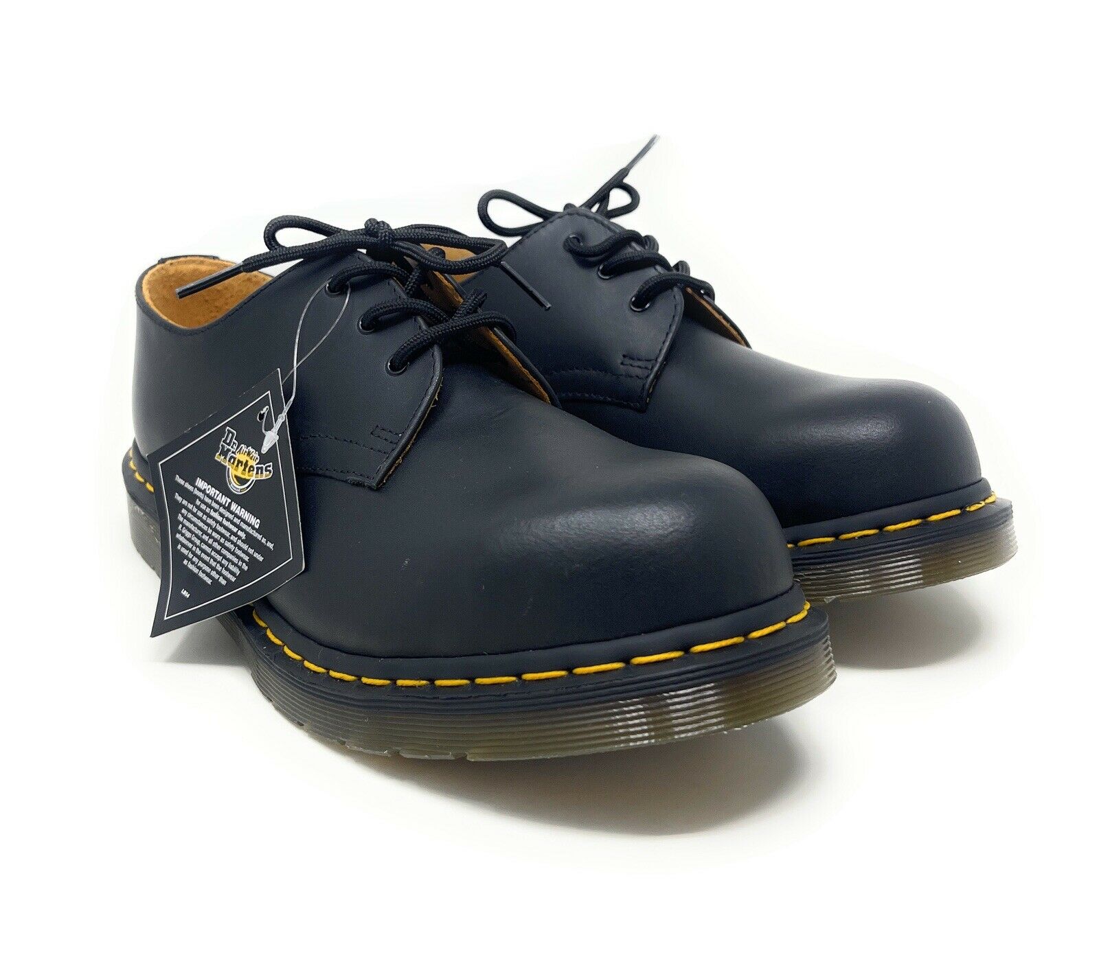 Dr. Martens 3-Eye Men’s Fashion Steel Toe Leather Shoes 1925 5400 Size 7.5 M 9 W