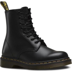 Dr. Martens Unisex 1460z Dmc 8 Lace Up Genuine Smooth Leather Boots Shoes Doc - Black - 4 UK