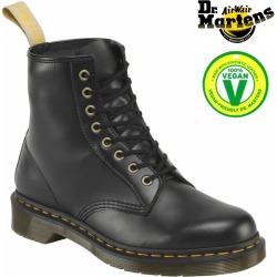 Dr. Martens Vegan Unisex 1460 8 Eye Lace Up Genuine Boots Eco Friendly Shoes Doc - Black - 12 UK