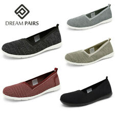 DREAM PAIRS Women's Slip On Flat Loafers Shoes Knit Casual Sneakers Shoes