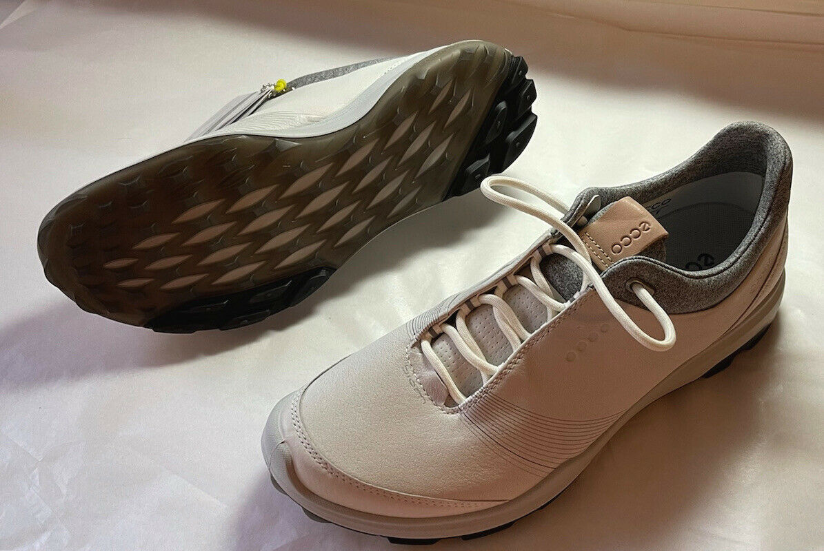 ECCO Men’s Golf BIOM Hybrid 3 Shoes Gore-Tex Size 7-7.5 (EU 41) Gray NWT Leather