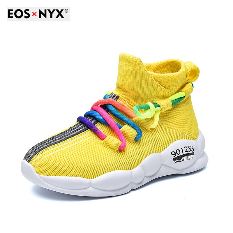 EOSNYX 2021 Children Casual Shoes Fashion Toddler Infant Kids Baby Girls Boys Mesh Soft Sole Shoes Sneakers Anti-slip Baby Shoes