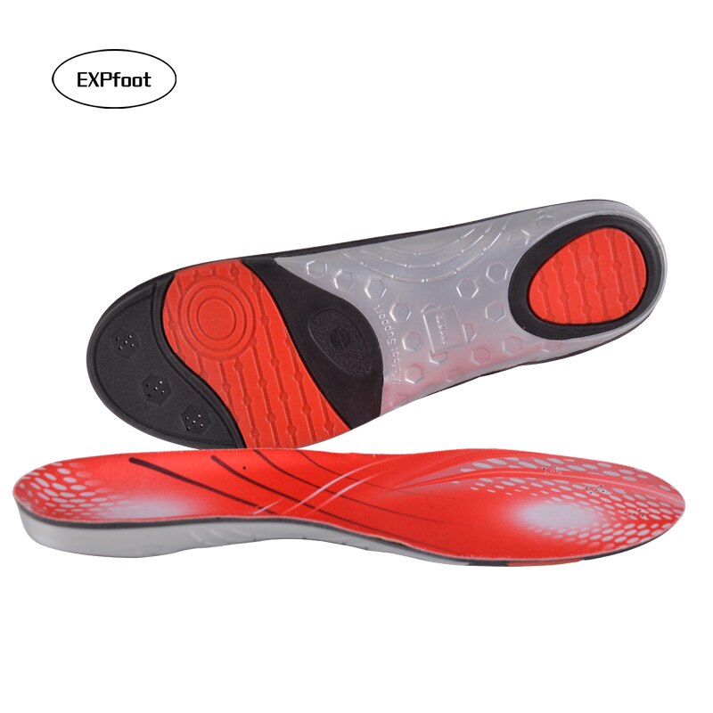 EXPfoot Arch Support Shock absorption Insole foot massage insole for man and women casual shoes plantar fasciitis heel insole
