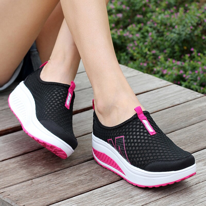 Fashion Mens Womens Sports Lightweight Running Shoes Unisex Breathable Shock Absorption Mesh Sneakers Male Female