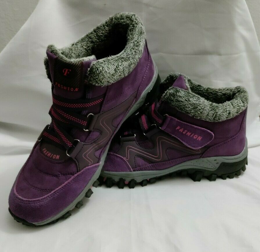 Fashion Shoes Purple US Women's Sz 11 With Aggressive Tredd For Hiking