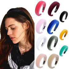 Fashion Women's Padded Velvet Headband Hairband Soft Hair Hoop Band Accessories
