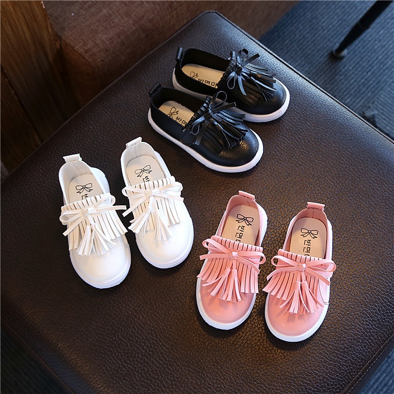 fashionable toddler baby kids shoes for boys girls training children's shoes tassel sneakers tenis infantil girl boy shoe pink