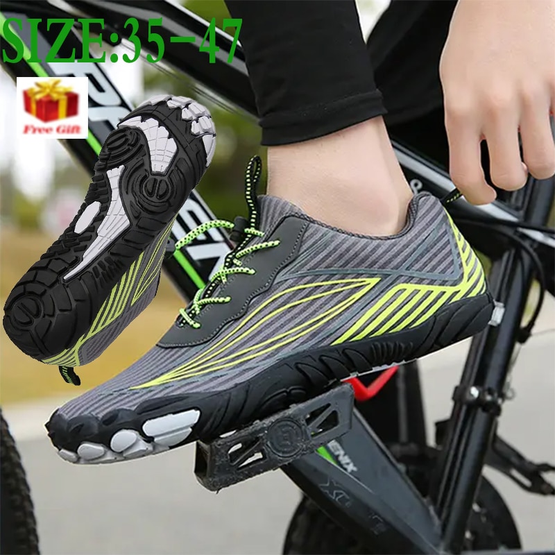 Five-fingers cycling shoes new couple lockless bicycle shoes wading shoes yoga fitness shoes hiking shoes plastic river shoes