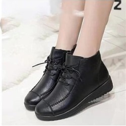 Flat-Soled Cotton Boots For Women