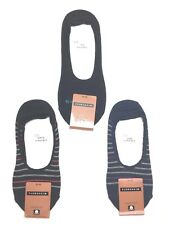 Florsheim Invisible No Show Dress Socks Shoe Size 6-12.5 Stripes Caribbean Joe