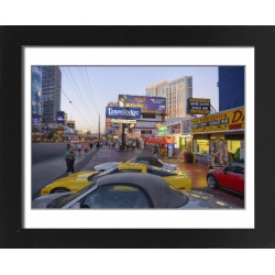 Framed Photo. Las Vegas Boulevard,The Strip,Las Vegas, Clark
