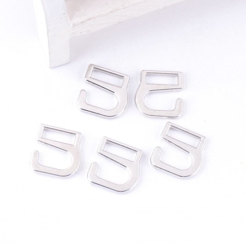 Free shipping- 50PCs Buckles For Shoes Bag Clothes Accessory Silver Tone Gold Tone14x14.5mm(Inside Wide:9x3mm)