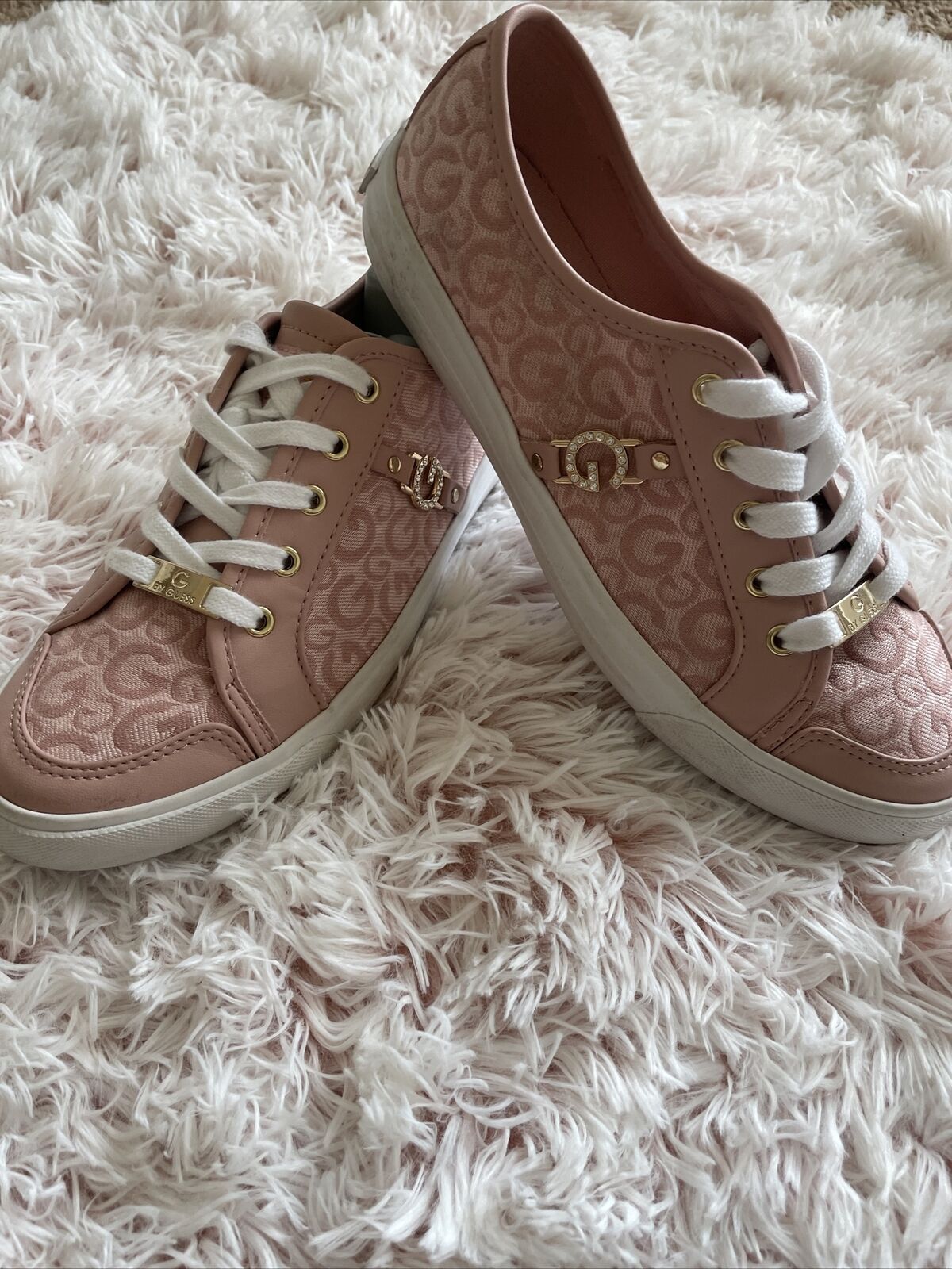 G By Guess Baylee2 Casual Pink Shoes For Women Size 8.2/1M