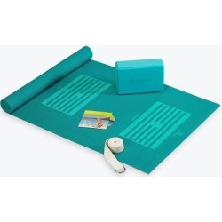 Gaiam Yoga For Beginners Kit, Turquoise/Blue