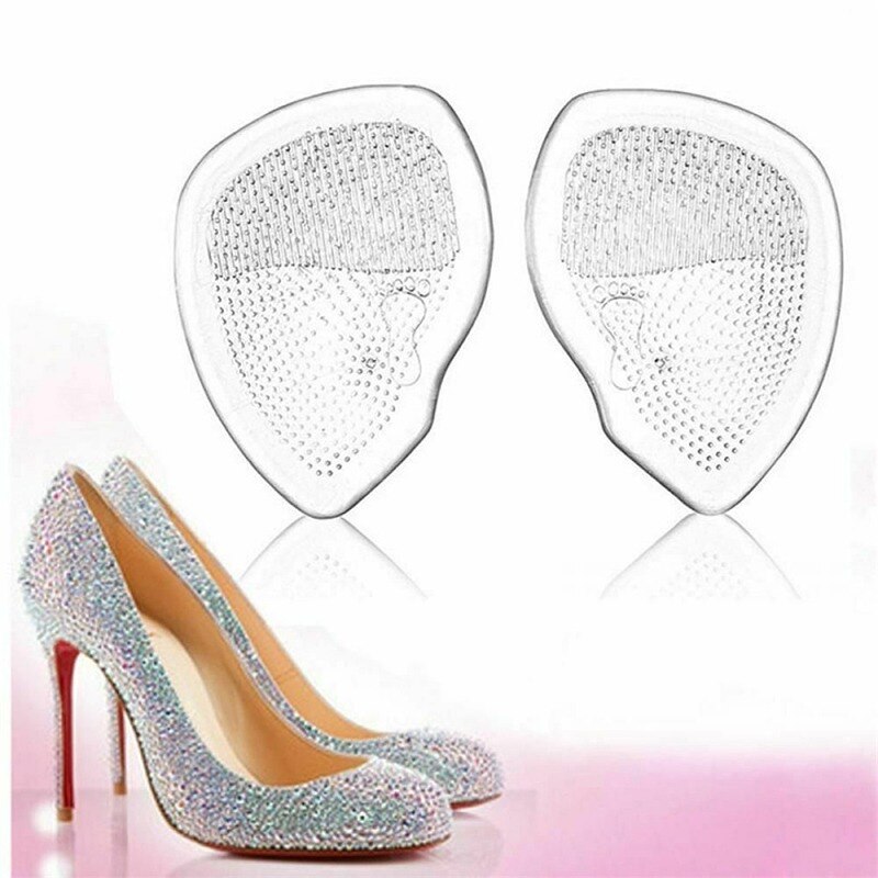 Gel Woman Forefoot Insole Pad For High Heels Flat Feet Insoles Clear Cushion Soft Shoe Pads Insoles 1Pair Inserts Foot Care Pad