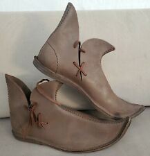 Genuine LEATHER Medieval Renaissance Boots Pointy Shoes viking pirate LARP SCA