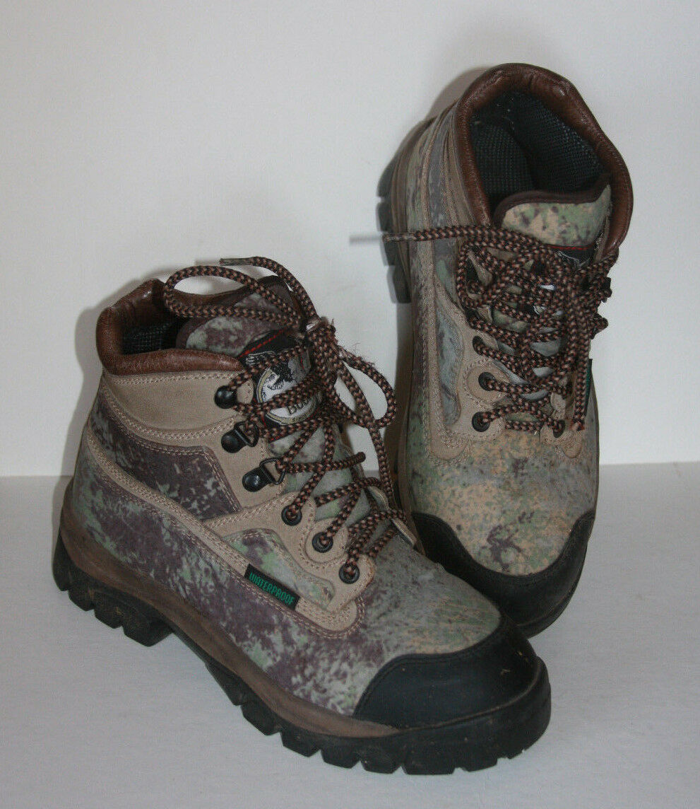 Georgia Boot Company Hiking Boots Men's 7M Camo Waterproof Leather Upper