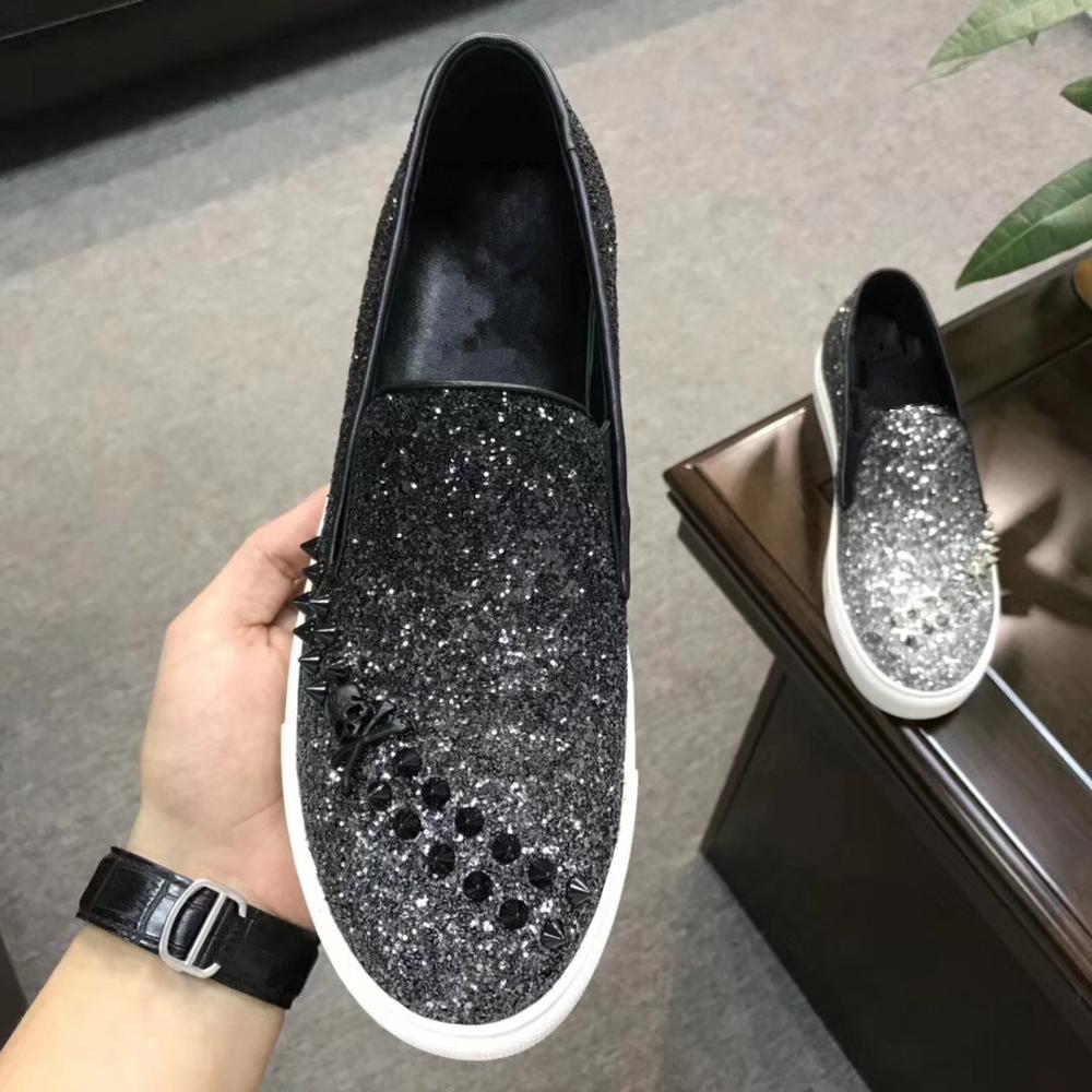 Germuss Men Shoes luxury Brand Moccasin Leather Casual Driving Spikes Shoes Men Loafers Moccasins Italian Shoes for Men