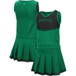 Girls Youth Colosseum Green Oregon Ducks Pinky Cheer Dress