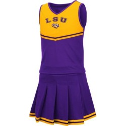 Girls Youth Colosseum Purple LSU Tigers Pinky Cheer Dress