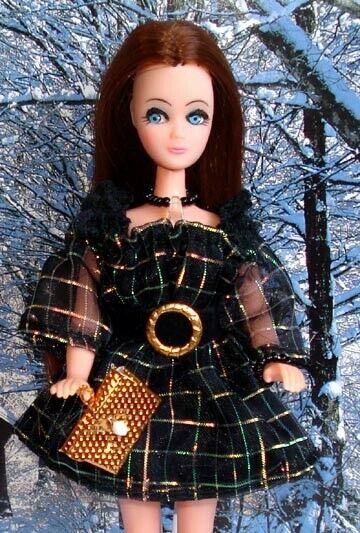 Gorgeous Little Black Mini Dress~ High Heel Shoes~ Purse~Clothes~No Dawn Doll