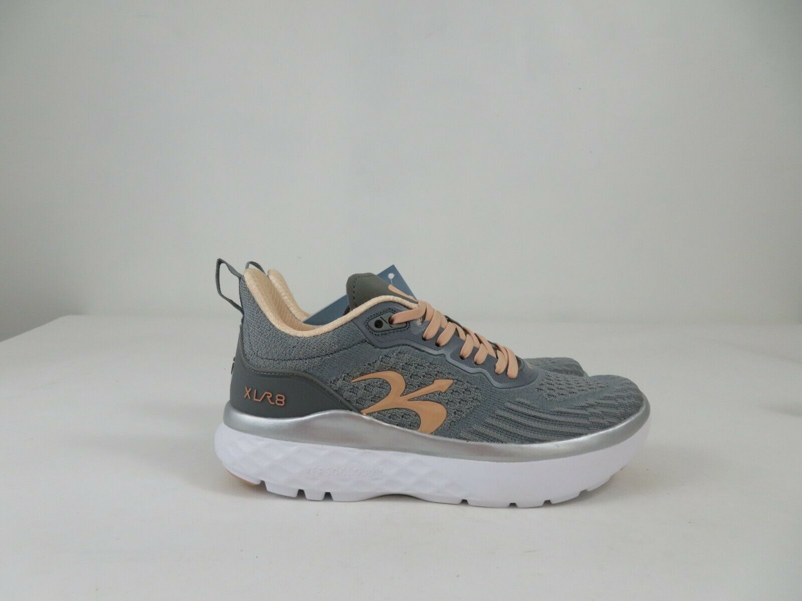 Gravity Defyer XLR8 Run Gray Orange Running Walking Athletic Shoes Womens Size 8