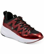 Guess Mens Shoes Red /Black And silver GM Tane Low Top Sneaker Manmade Summer