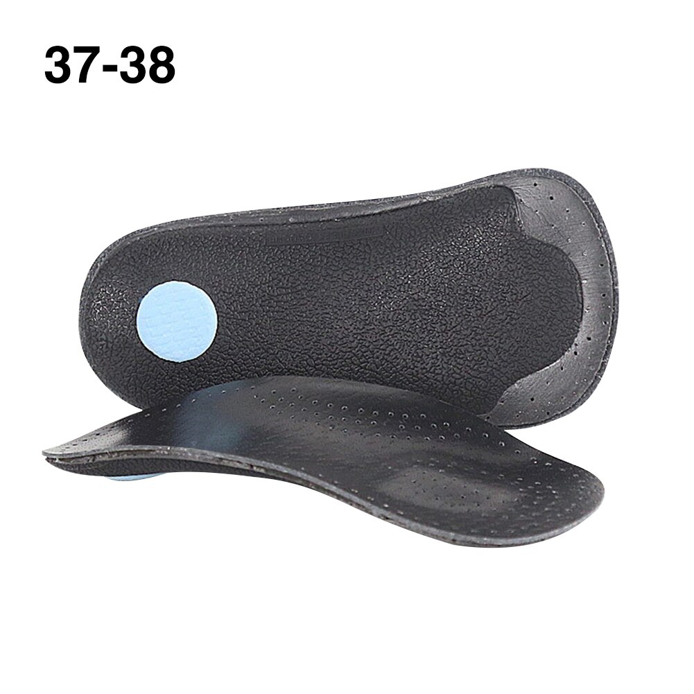Half Pad Arch Support Orthotic Insoles Shoes Accessories PU Leather Walking Cushion Fasciitis Shock Absorption Inserts Flat Feet