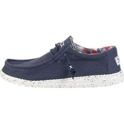 Hey Dude Men's Wally Stretch Casual Shoes Blue