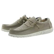 Hey Dude Mens Wally Stretch Shoes Slip-On Casual Loafer - Beige - New 2021