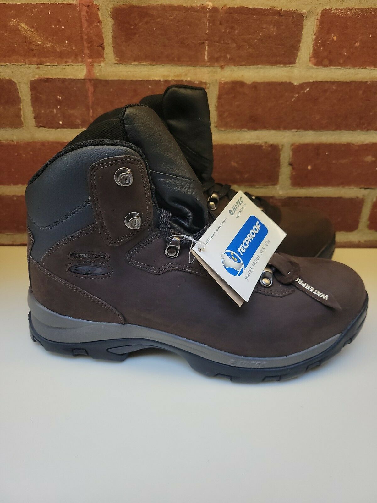 Hi-Tec Men's Altitude IV Waterproof Hiking Boot Dark Chocolate Size 10.5 US