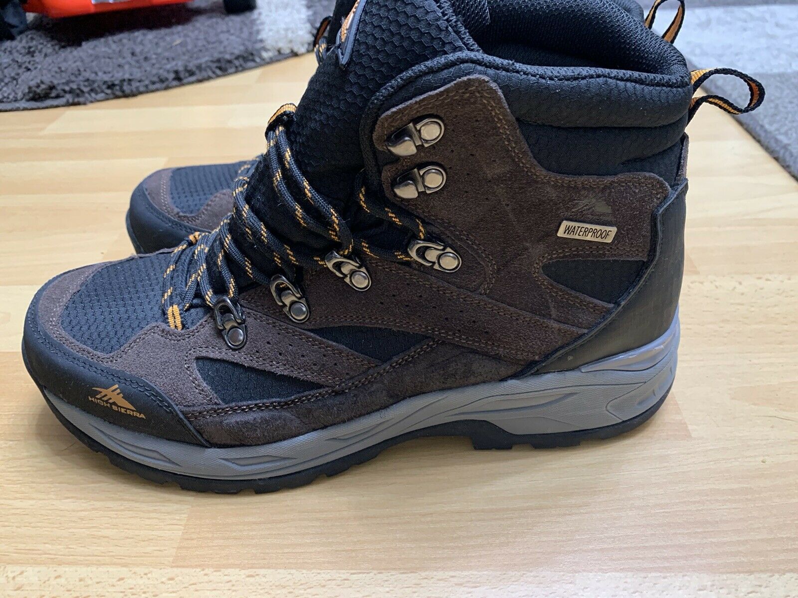 High Sierra Trekker Men's Waterproof 10.5 Hiking Boots