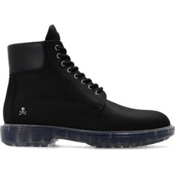 Hiking Boots With Logo - Black - Philipp Plein Boots