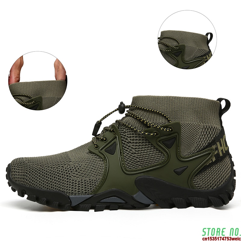 Hiking Shoes Men's Professional Outdoor Camping Men's Boots Best Hiking Shoes Wading Shoes Breathable Non-Slip Sneakers 2021