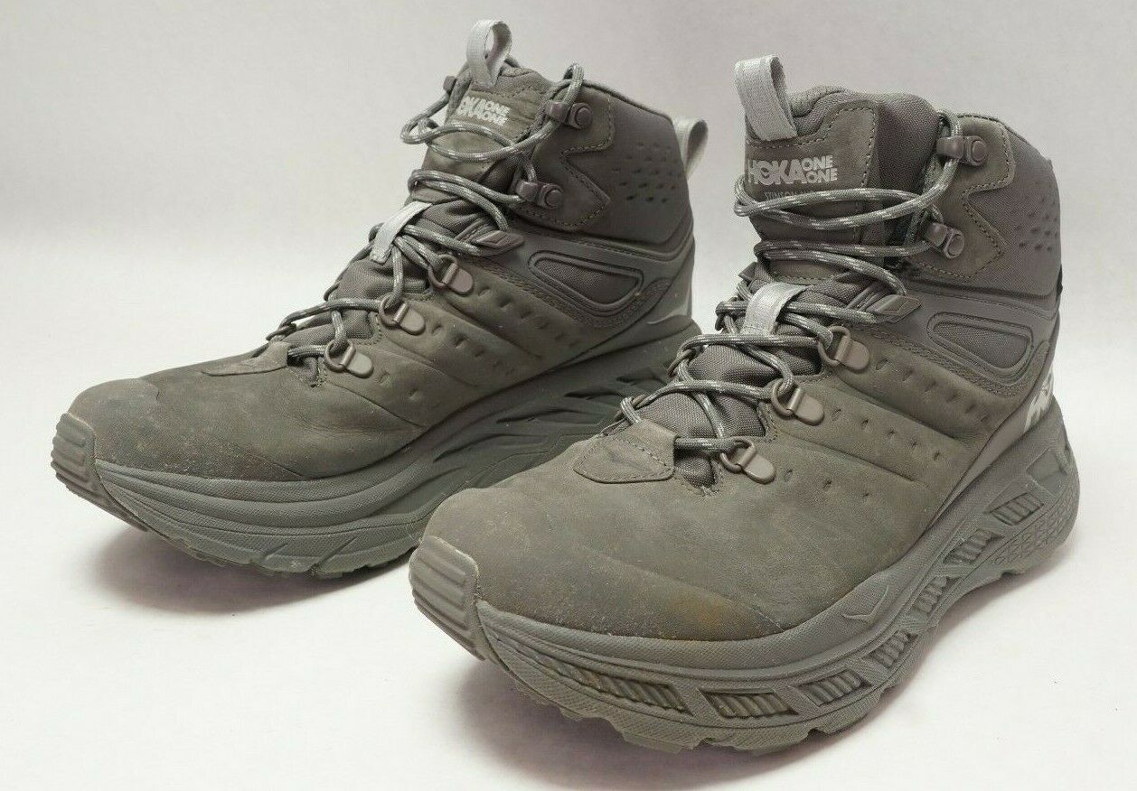 Hoka One One Stinson Mid Gore-tex Men's Gray Hiking Boots US-11 Euro-45