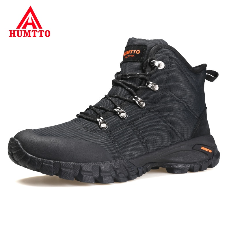 HUMTTO Hiking Shoes Men's Waterproof Outdoor Sneakers for Men New Leather Climbing Trekking Boots Sport Walking Work Man Shoes