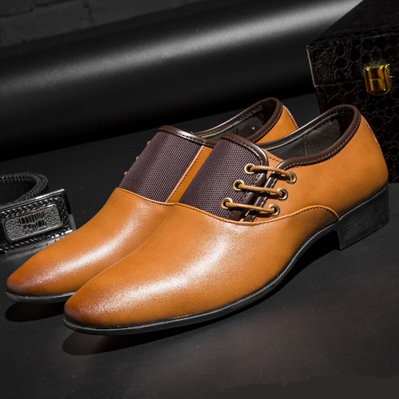 Italian formal shoes men loafers wedding dress shoes men patent leather oxford shoes for men chaussures hommes en cuir 38-48