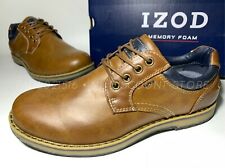 IZOD Men's Cal Memory Foam Casual Lace Up Shoes ~ Brown ~ Various Sizes ! !