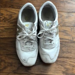 J. Crew Shoes | New Balance For J. Crew Sneakers | Color: Gold/White | Size: 8.5