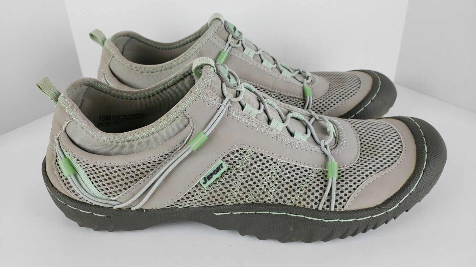J Sport Jambu Women’s Water Shoes Sandals 'Size 10 M' Quest Gray Green Walking